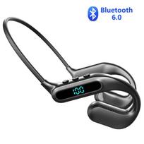 Belaidės Bluetooth 6.0 ausinės, oro laidumo sportinė laisvų rankų įranga, HiFi stereo ausinė, triukšmo slopinimo ausinės su mikrofonu