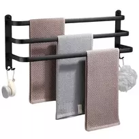 Rankšluosčių kabykla Vilde 60 cm juodos spalvos