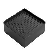 Juodos spalvos kėdės kojų padėkliukai Stipinami paaukštinimai Lankstus krovimas black-5CM