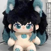 20 cm Anime Demon Slayer medvilninė lėlė Kawaii pliušinė lėlė mergaitei animacinis Tokitou Muichirou supančios geros išvaizdos nešiojamas žaislas dovana No skeleton