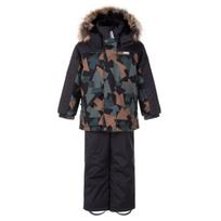 LENNE žieminis lauko komplektas (kelnės ir striukė) SHAY, žalias, 24340-3308, 134 cm