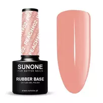 SUNONE_Rubber Base Guminė nagų formavimo bazė Peach 02 5ml
