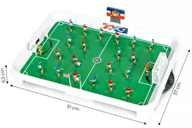 Mini Foosball Table with Springs – 22 Players
