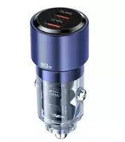Qualo QTLS-AC-A-90 Car charger 2x USB-C / 90W