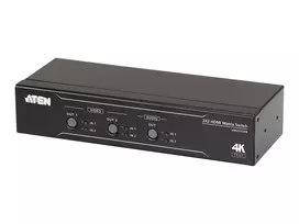 Aten 2x2 True 4K HDMI Matrix Switch with Audio De-Embedder | VM0202HB