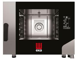 Konvekcinė garų krosnelė „Millennial Black Mask Bakery“, 4 × 600 × 400 mm – su elektroniniu valdymu, elektrinė, Tecnoeka, 400V/7800W, 850x1035x(H)700mm