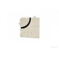 Suapvalintas Plyšinio Difuzoriaus Kampinis Muliažas ERGOVENT LINEO PRO PUZZLE, 1 plyšys x 20mm