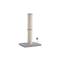 Katės draskyklė su varpeliu ir pliušiniu kamuoliuku, 85 cm