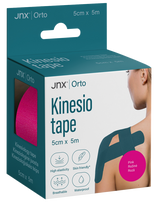 JNX ORTO  Orto, 5 cm x 5 m (pink), raumenų ir sąnarių stabilizavimui kineziologinė juosta, 1 vnt.