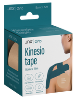 JNX ORTO Orto, 5 cm x 5 m (beige), raumenų ir sąnarių stabilizavimui kineziologinė juosta, 1 vnt.