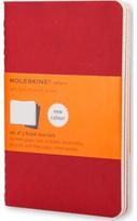 Moleskine Ruled Cahier L - Red Cover (3 Set)