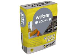 Betono mišinys Weber JB 600/3 P, Nesitraukiantis betonas darbui žemoje temperatūroje iki -15̊ C