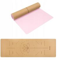 Jogos kilimėlis Spokey Savasana, 183 cm, rožinis