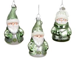 Eglutės žaisliukas Santa, 11 cm, stiklas