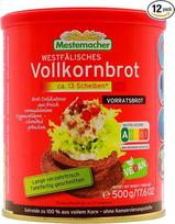 "Mestemacher" pilno grūdo duonos skardinė, 12 vnt. (12 x 500 g)