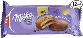 "Milka Choc & Choc" mini pyragas - pyragas, įdarytas ir padengtas švelniu "Milka Alpine Milk Chocolate" šokoladu - 12 x 175 g