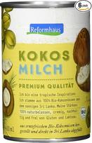 "Reformhaus" kokosų pienas Ekologiškas 6 x 400 g pakuotė