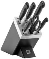 ZWILLING FOUR STAR 35145-007-0 virtuvės peilių / stalo įrankių rinkinys 7 vnt. Juodas