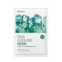 Cell Fusion C Cica Cooling Mask – raminanti ir vėsinanti veido kaukė, 1 vnt.