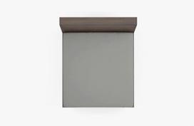 Medvilninė paklodė CREYA GREY, šv. pilkos sp., 200 x 240 cm, 100% medvilnės