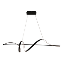 Pakabinamas LED šviestuvas MILAGRO SASH, 36W, 2300 lm, 4000K, juodos sp., 120 cm