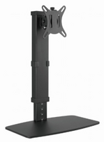 Laikiklis Gembird MS-D1ST-02 Height adjustable full-motion monitorius desk stand, 17"-32", juodas