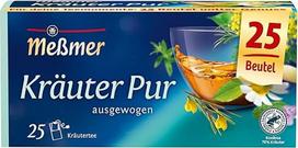 "Meßmer Pure Herbs", 25 arbatos maišeliai, veganiška, be glitimo, be laktozės