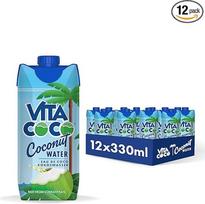 "Vita Coco" grynas kokosų vanduo 12 x 330 ml, natūraliai drėkinantis, su elektrolitais, be glitimo, su vitaminu C ir kaliu