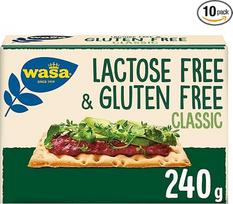 "Wasa Crispbread" sausainiai be glitimo ir laktozės "Classic", 10 vnt. (10 x 240 g)