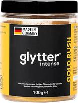 Glytter Glitter Glitter milteliai gėrimams XXL (gold rush) - valgomieji blizgučiai gėrimams ir skysčiams, pvz., putojančiam vynui, kokteiliams - geriamieji ir beskoniai blizgučių milteliai, pagaminti Vokietijoje