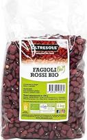 Oltresole, ekologiškos raudonos pupelės, 1 kg, džiovintos ekologiškos ankštinės daržovės, gausios baltymų ir mineralų, idealiai tinka mažai kalorijų turinčioms, veganiškoms ir vegetariškoms dietoms
