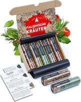 TIMBER TASTE® 5 itališkų prieskonių dovanų rinkinys, vaistažolių rinkinys suaugusiems vyrams, makaronų ir picų dovanų rinkinys maisto gaminimui, gimtadieniams