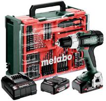 Suktuvas-gręžtuvas Metabo SB 18 L Set; 18 V; 2x2,0 Ah akum.