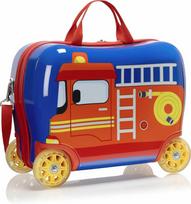 Kelioninis Heys Kids Ride-On -lasten matkalaukku, palo-auto