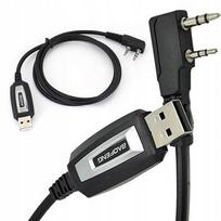 Baofeng UV-5R UV-82 BF-888s TYT TH-UV88 USB kabelis, skirtas Baofeng radijo ryšio aparatams programuoti su K tipo kištuku