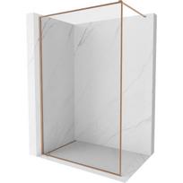 Mexen Kioto-F dušo kabinos siena Walk-in su rėmu 50 x 202 cm, skaidrus 8 mm, šlifuota varis - 800-050-104-65-00
