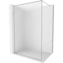 Mexen Kioto-F dušo sienelė Walk-in su rėmeliu 70 x 202 cm, matinė 8 mm, chromas - 800-070-104-01-30