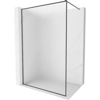 Mexen Kioto-F dušo sienelė Walk-in su rėmeliu 120 x 202 cm, matinė 8 mm, šlifuotas pilkas - 800-120-104-66-30