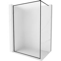 Mexen Kioto-F dušo sienelė Walk-in su rėmu 120 x 202 cm, matinė 8 mm, juoda - 800-120-104-70-30