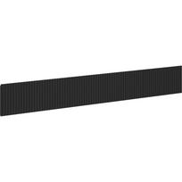 Mexen Rivel rievuotas fasadas vonios spintelės korpusui 120 x 20 cm, juodas matinė - 91A20-1200-235-1-71