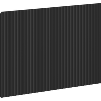 Mexen Rivel priekis išfrezuotas spintelės korpusui 70 x 43,5 cm, juodas matinis - 91A20-0700-470-1-71