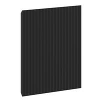 Mexen Rivel priekinis briaunotas prie vonios spintelės korpuso 45 x 43,5 cm, juodas matinis - 91A21-0450-470-1-71