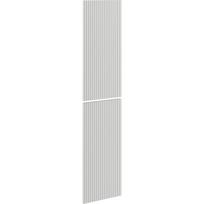 Mexen Rivel priekinė dalis su grioveliais vonios spintelės korpusui 35 x 80 cm (2 vnt.), pilka matinė - 91A21-1600-300-2-62