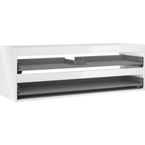 Mexen Box-A spintelės korpusas po praustuvu 140 cm, 2 stalčiai, baltas blizgesys - 91AX0-1400-470-2-00