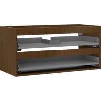 Mexen Box-A korpus praustuvo spintelės 100 cm, 2 stalčiai, riešutas - 91AX0-1000-470-2-86