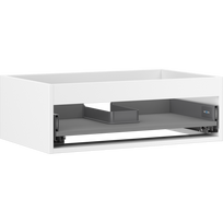 Mexen Box-A korpus pakabinamosios spintelės korpusas 70 cm, 1 stalčius, baltas matinis - 91AX0-0700-235-1-01