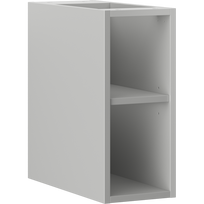 Mexen Box-A atviras 20 cm spintelė su lentyna, pilkas matinis - 91AX2-0200-470-0-62