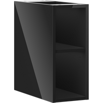Mexen Box-A atvira spintelė su lentyna 20 cm, juodas blizgesys - 91AX2-0200-470-0-70