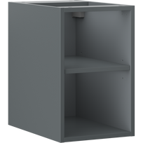 Mexen Box-A atvira spintelė su lentyna 30 cm, grafitas matinis - 91AX2-0300-470-0-66