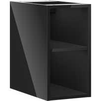 Mexen Box-A atvira spintelė su lentyna 25 cm, juodas blizgesys - 91AX2-0250-470-0-70
